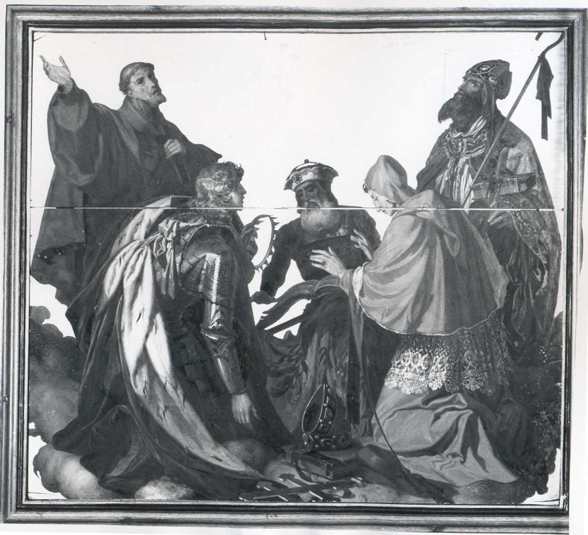 Cinque Santi patroni d'Austria, Santi patroni d'Austria (dipinto) di Heinrich, Eduard - ambito austro-ungarico (seconda metà sec. XIX)