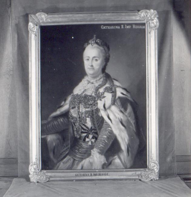 Ritratto di Caterina II imperatrice di Russia, ritratto di donna (dipinto) di Guerini Francesco (attribuito) - ambito austro-ungarico (seconda metà sec. XIX)