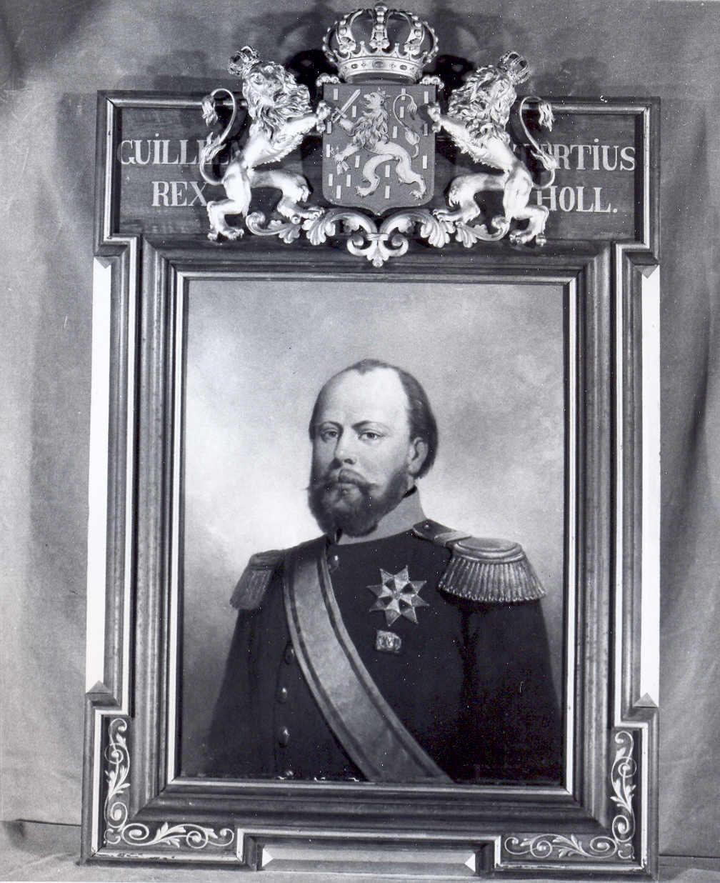 Ritratto di Guglielmo III re di Olanda, ritratto d'uomo (dipinto) di Tenkate Herman - ambito olandese (seconda metà sec. XIX)