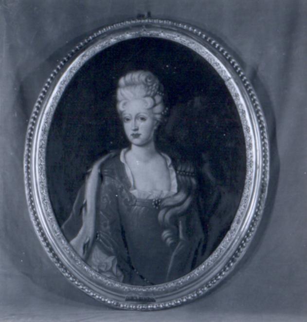 Ritratto di Elisabetta di Braunschweig moglie dell'imperatore Carlo VI, ritratto di donna (dipinto) - ambito europeo (sec. XVIII)