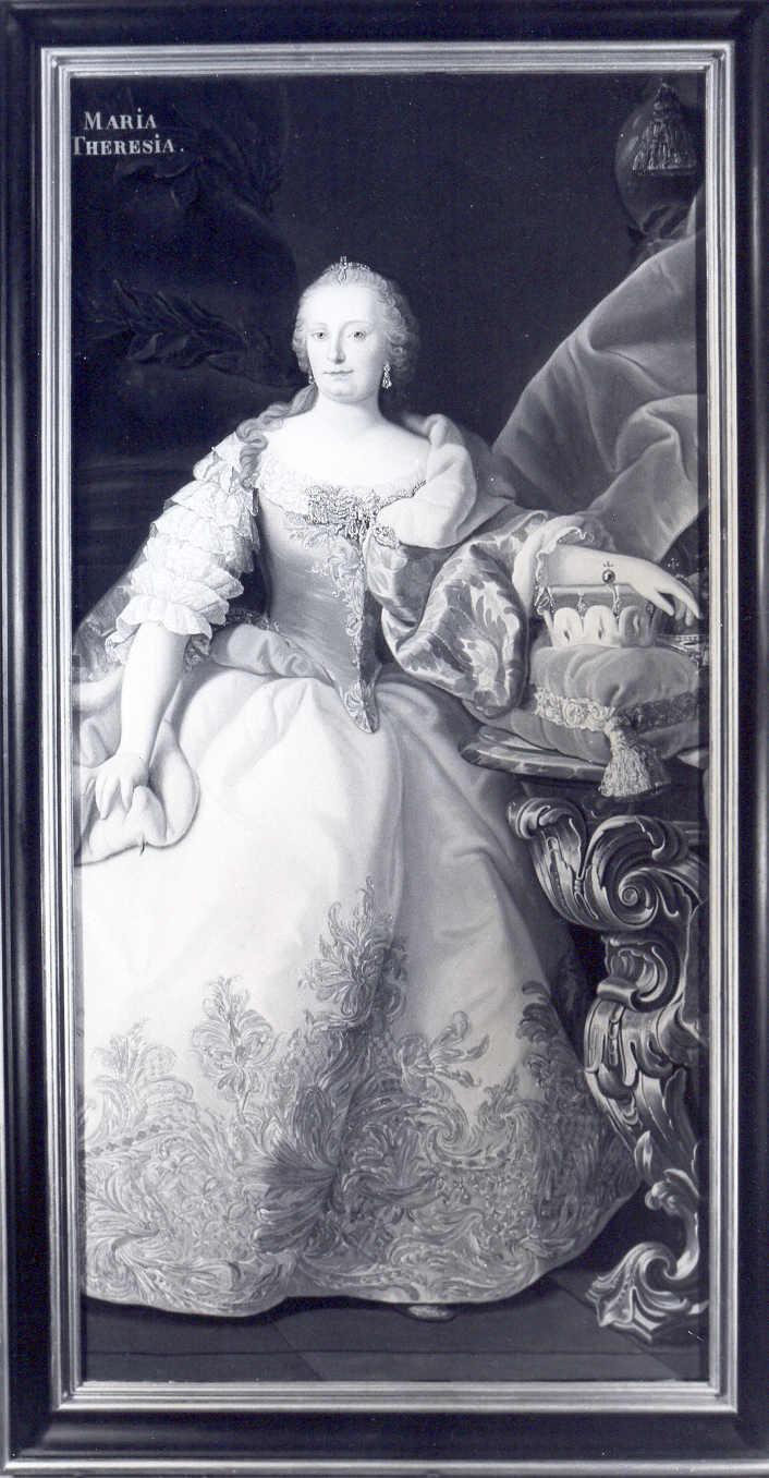 Ritratto di Maria Teresa d'Asburgo Lorena, ritratto di donna (dipinto) di Mayrhofer, Friedrich - ambito austro-ungarico (seconda metà sec. XIX)