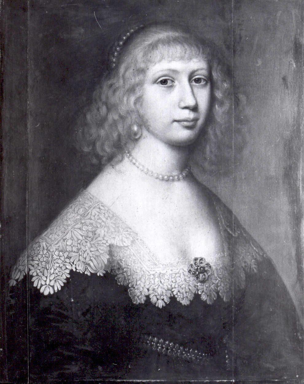 ritratto di dama in costume seicentesco (dipinto, opera isolata) di Van Ravesteyn Jan Anthonisz (attribuito) (prima metà sec. XVII)