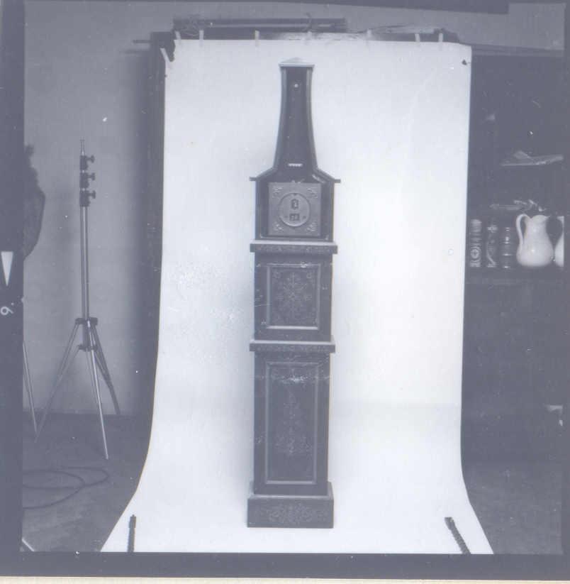 orologio a pendolo a cassalunga (orologio) - ambito tedesco (seconda metà sec. XIX)
