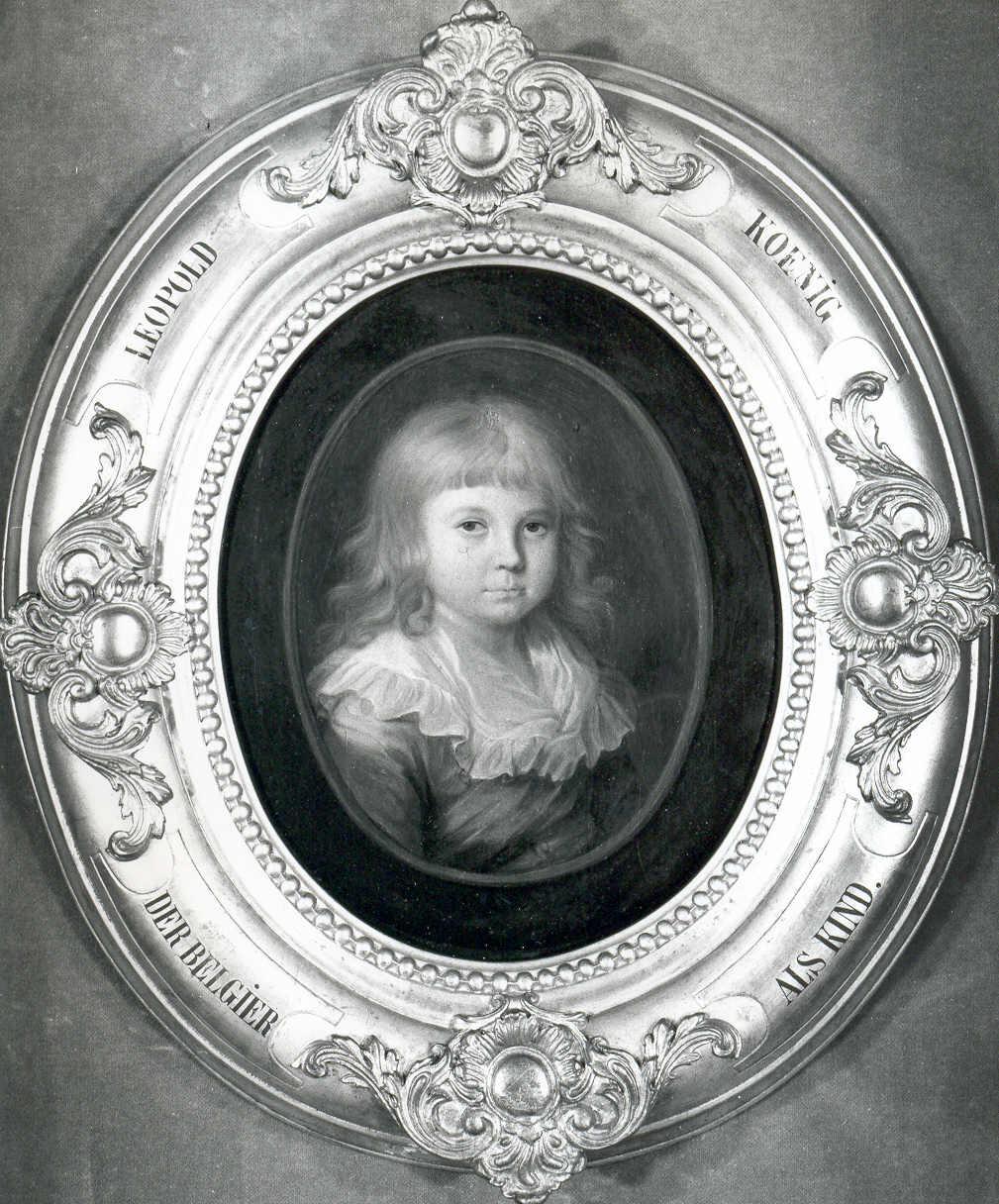 Ritratto di Leopoldo I bambino, ritratto di bambino (dipinto) di Herbert Luther Smith (attribuito) - ambito inglese (prima metà sec. XIX)