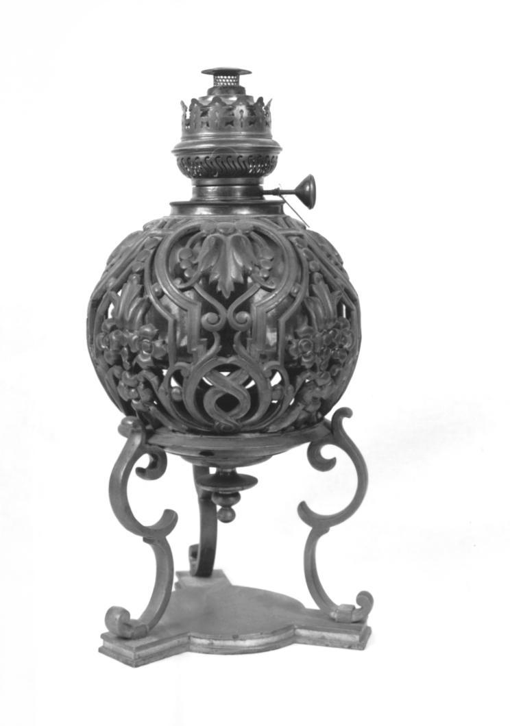 base di lampada da tavolo (base di lampada) - ambito europeo (secc. XIX/ XX)