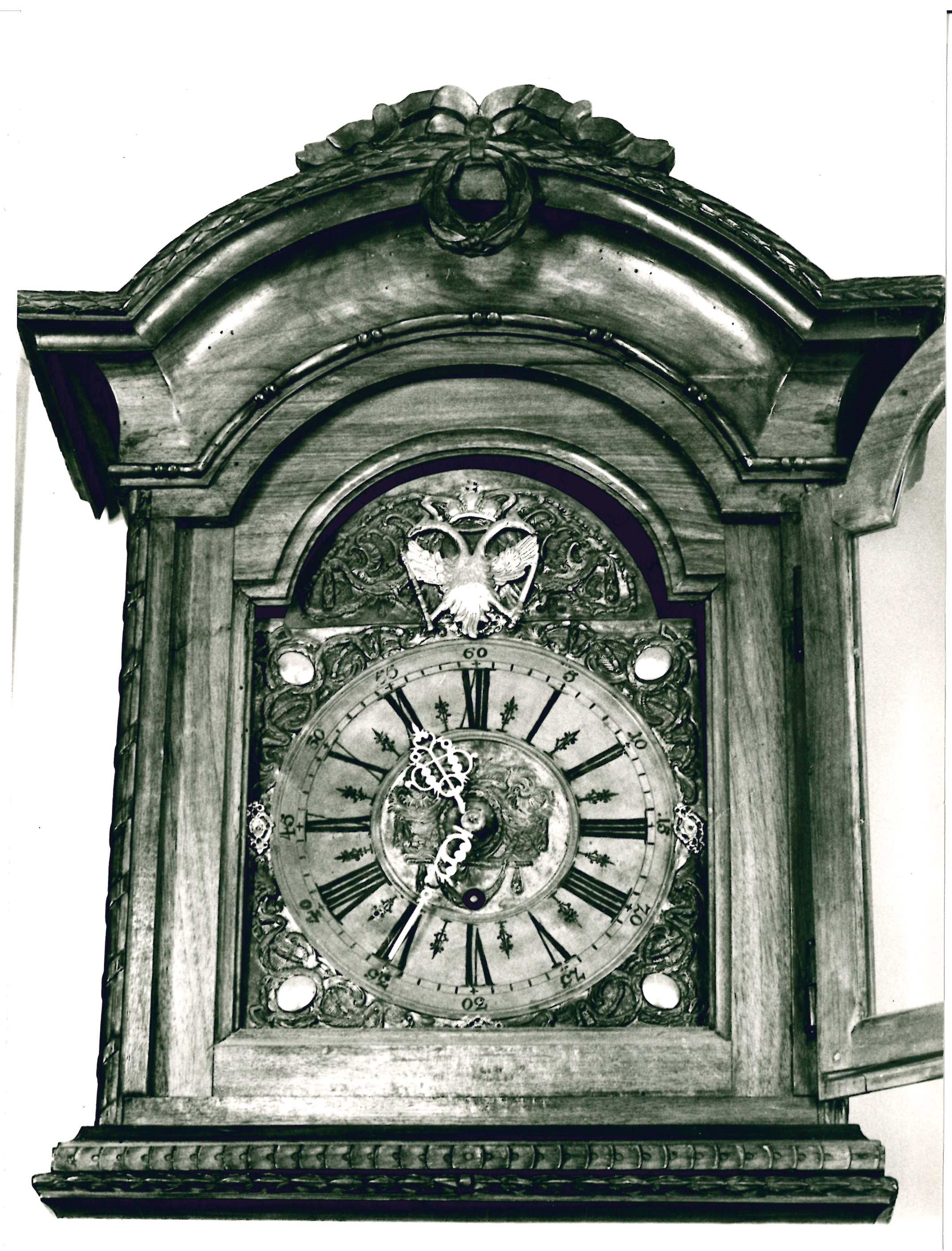 orologio a pendolo a cassa lunga (cassa di orologio a pendolo) - ambito europeo (inizio sec. XIX)