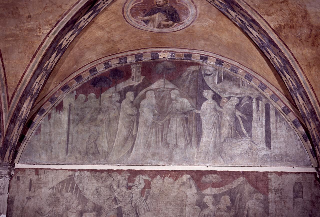 separazione di Abramo e Lot (dipinto) - ambito fiorentino (secondo quarto sec. XV) 
