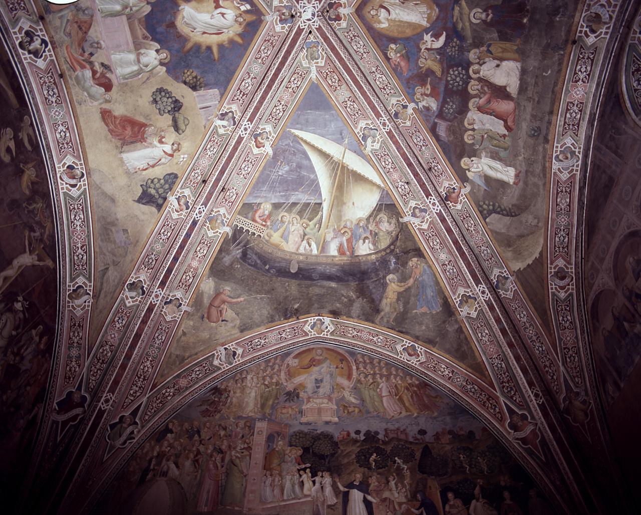 Santi (dipinto) di Bonaiuti Andrea detto Andrea da Firenze, Antonio Veneziano (sec. XIV)
