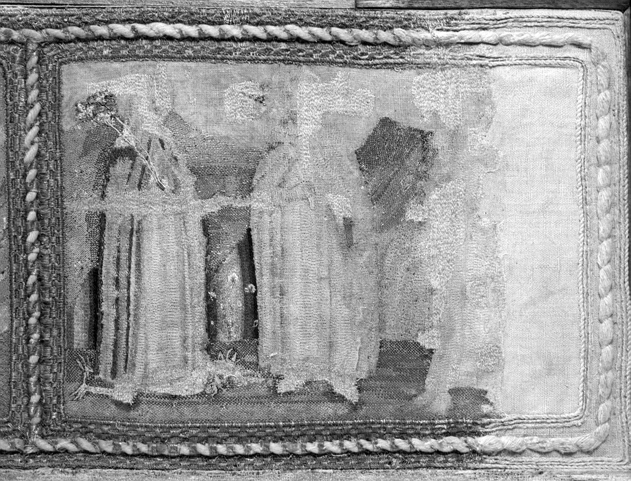 episodi della vita della Madonna e santi (paliotto) - manifattura fiorentina (sec. XV)