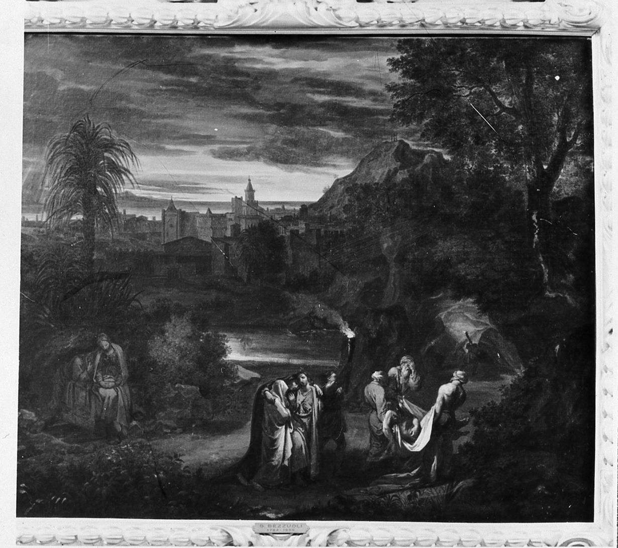 trasporto di Cristo al sepolcro (dipinto) di Bezzuoli Giuseppe (sec. XIX)