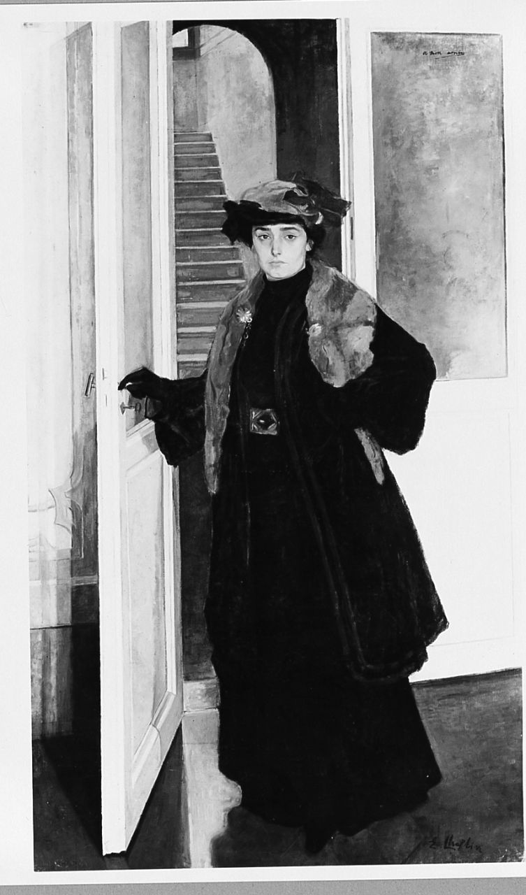 ritratto della signorina Ida Capecchi (dipinto) di Chaplin Elisabeth (sec. XX)