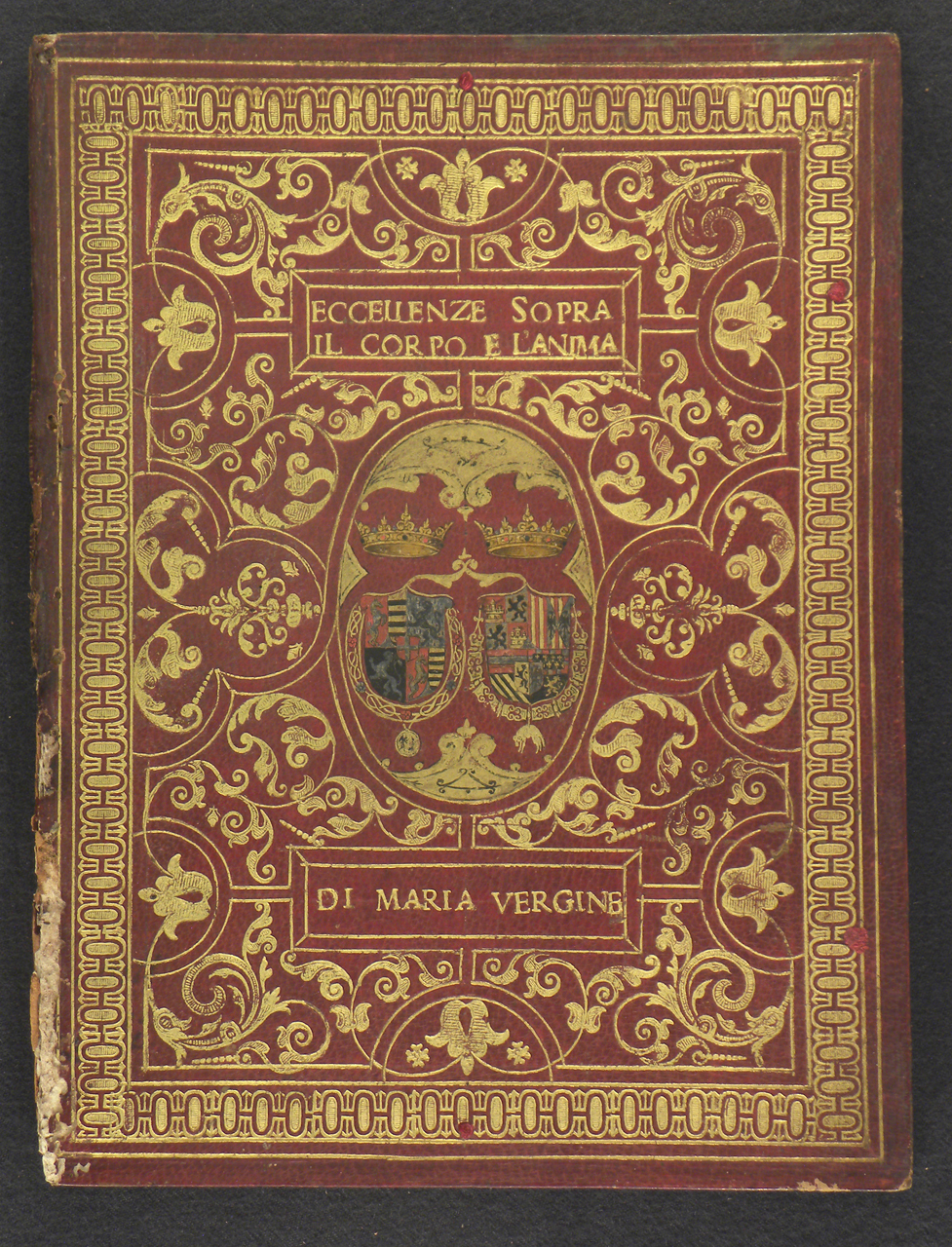 legatura piena - alle armi, opera isolata - ambito veneziano (fine/ inizio XVI/XVII)