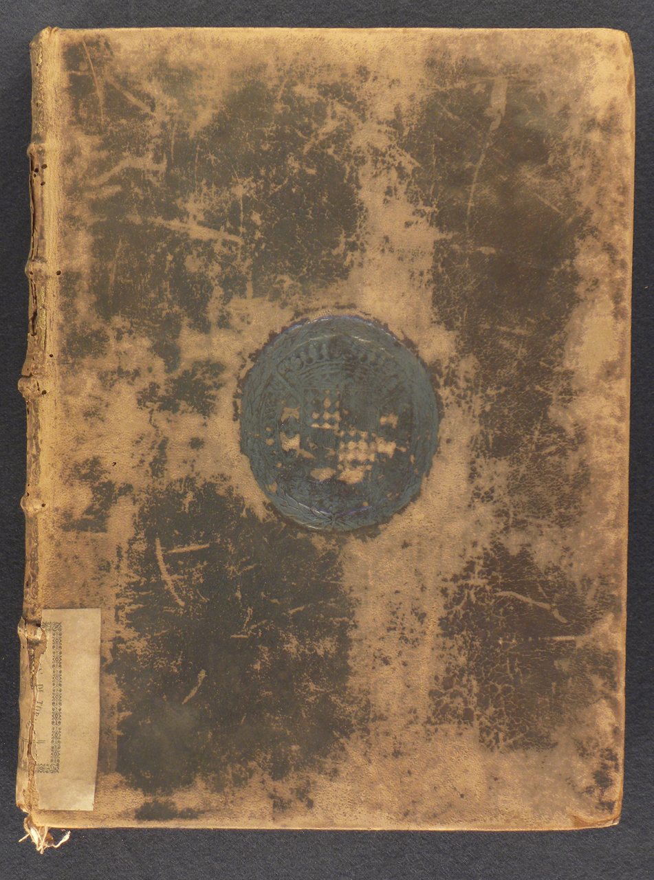 legatura piena - alle armi, opera isolata - ambito italiano (prima metà XVIII)