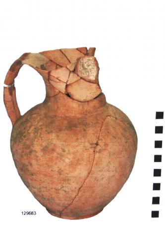 oinochoe a bocca trilobata (VI-V a.C)