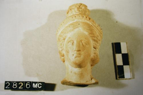 Testina di statuetta (ultimo quarto sec. V a.C)