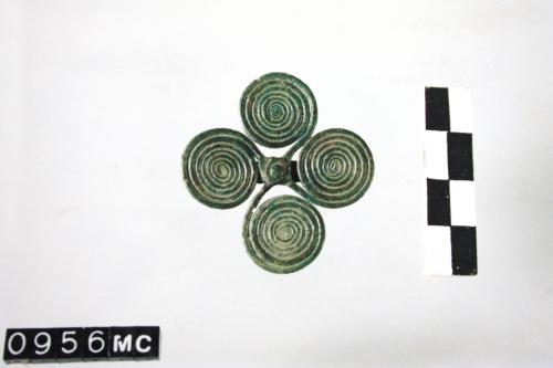 fibula a quattro spirali (secc. VIII a. C)