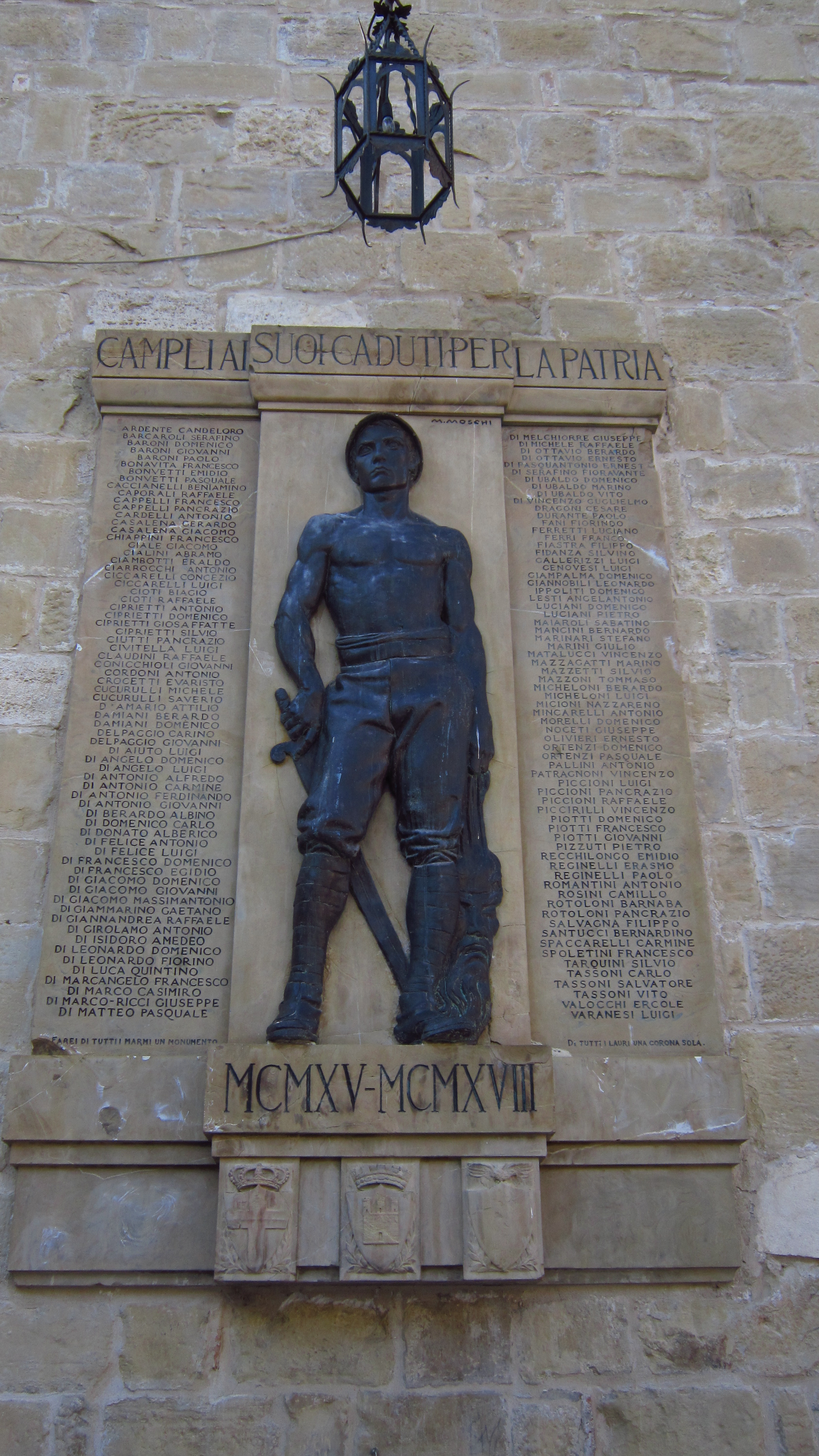 monumento ai caduti di Mario Moschi (primo quarto XX)