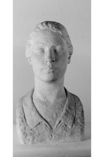 testa di donna (scultura) di Codazzo D (sec. XX)