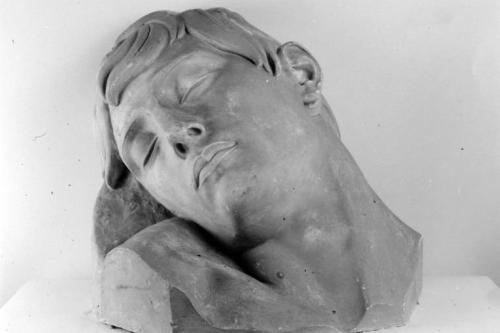 testa d'uomo (scultura) - ambito salentino (primo quarto sec. XX)