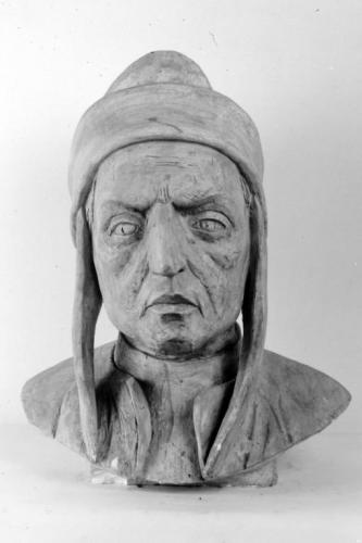 ritratto di Dante Alighieri (scultura) - ambito salentino (primo quarto sec. XX)