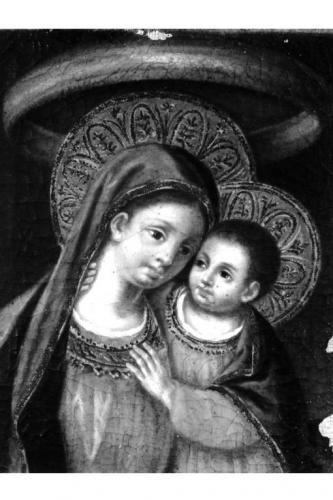 Madonna con Bambino (dipinto) di Lillo Maria Rachele (sec. XIX)