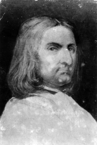 testa d'uomo (dipinto) di Cavoti Pietro (seconda metà sec. XIX)