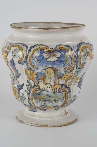 vaso da farmacia - produzione campana (sec. XVIII)