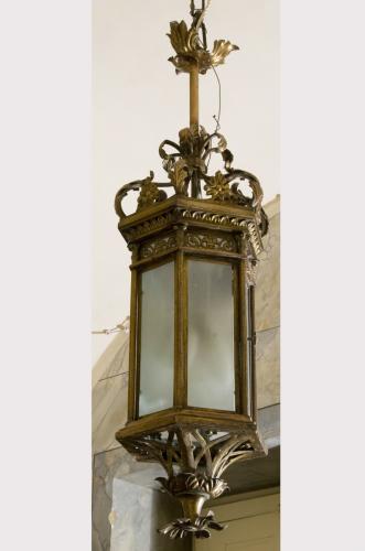 lampadario - produzione pugliese (inizio sec. XX)