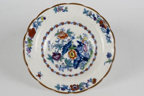 piattino, serie - manifattura italiana (secc. XIX/ XX)