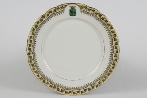 piatto da portata, serie - manifattura italiana (inizio sec. XX)