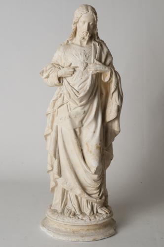Sacro Cuore di Gesù (statuetta) - ambito Italia meridionale (seconda metà sec. XIX)