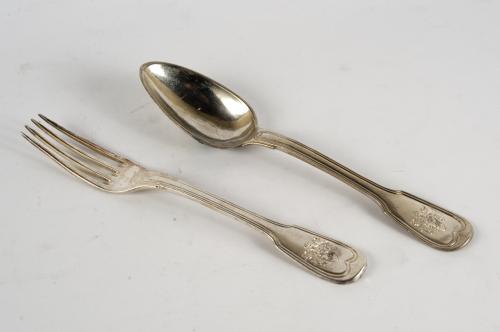 servizio di posate - manifattura napoletana (prima metà sec. XIX)