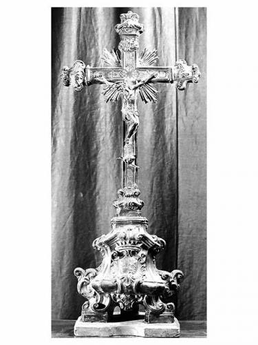 croce d'altare - manifattura napoletana (seconda metà sec. XVIII)