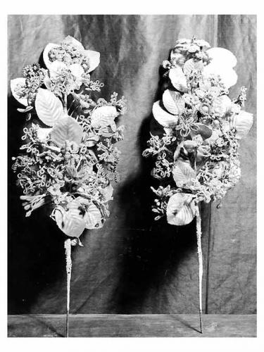 composizione floreale d'altare, coppia - ambito pugliese (sec. XIX)