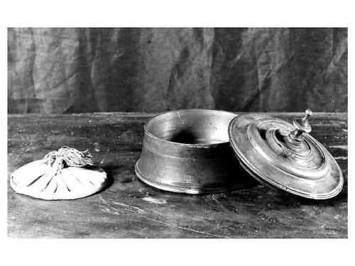 teca eucaristica - ambito Italia meridionale (sec. XIX)