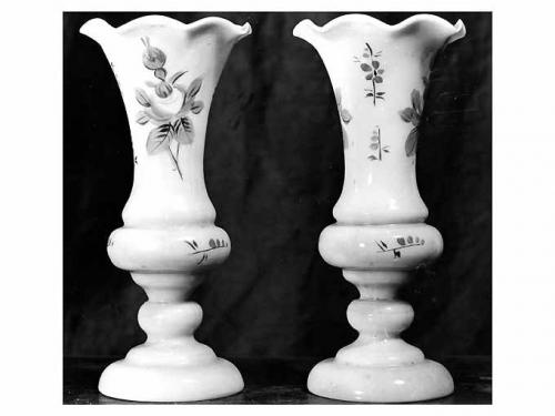 vaso da fiori, coppia - ambito Italia meridionale (secc. XIII/ XIX)