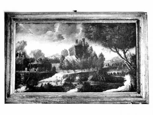 paesaggio (dipinto) - ambito napoletano (sec. XVIII)