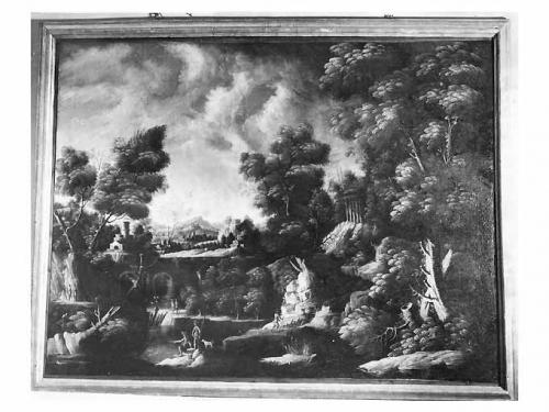 paesaggio (dipinto) - ambito napoletano (sec. XVIII)