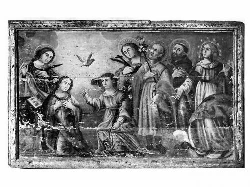 Annunciazione (dipinto) - ambito pugliese (fine/ inizio secc. XVI/ XVII)