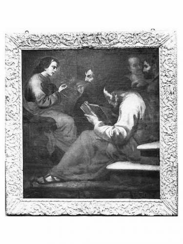 disputa di Gesù con i dottori nel tempio (dipinto) di Guarini Francesco (sec. XVII)