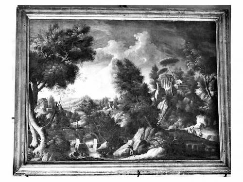 paesaggio (dipinto) - ambito napoletano (sec. XVIII)