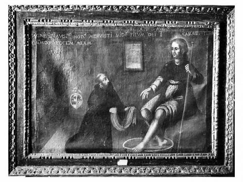 La lavanda dei piedi, Cristo (dipinto) - ambito pugliese (fine/ inizio secc. XVI/ XVII)