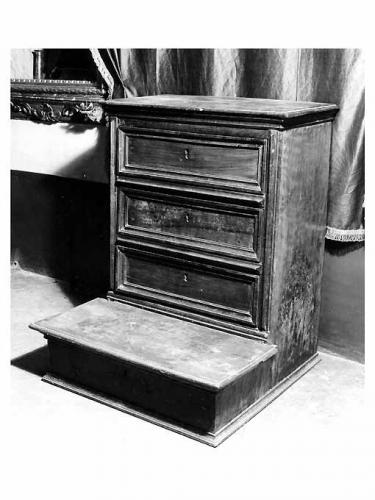 inginocchiatoio - a stipetto - manifattura pugliese (sec. XIX)