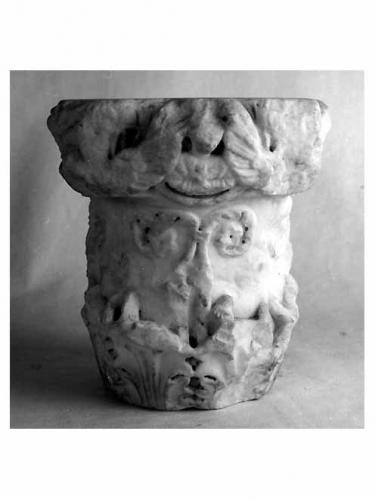 capitello - ambito pugliese (seconda metà sec. XIV)