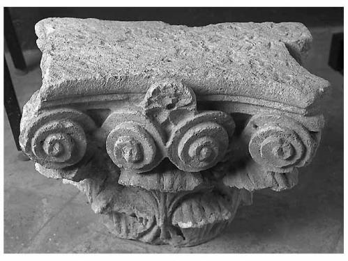 semicapitello - ambito pugliese (prima metà sec. XII)