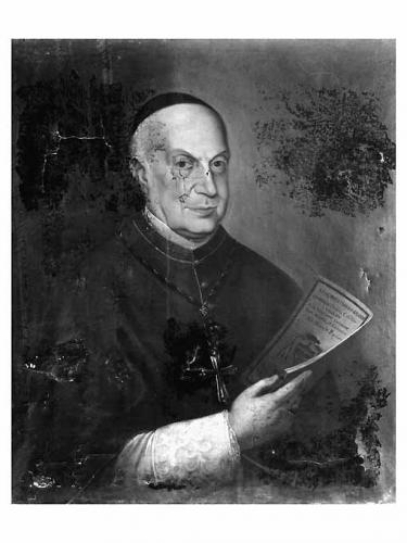 ritratto di Monsignor Leonardo Todisco Grande (dipinto) - ambito pugliese (terzo quarto sec. XIX)