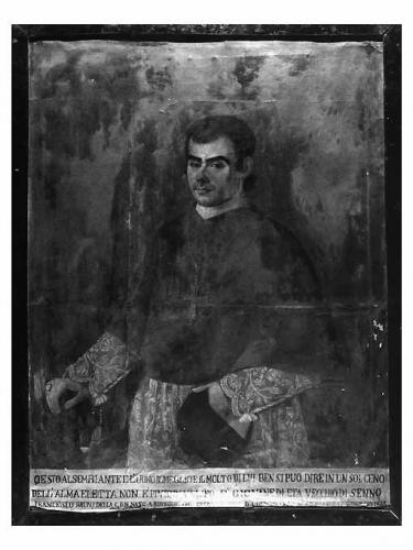 Ritratto di Francesco Bruni, vescovo di Ugento (dipinto) - ambito pugliese (sec. XIX)