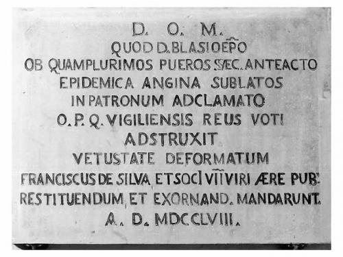 lapide - ambito pugliese (sec. XVIII)