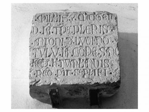 lapide - ambito pugliese (sec. XIV)