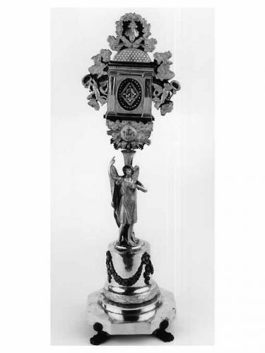 reliquiario-ostensorio - ambito Italia meridionale (prima metà sec. XX)